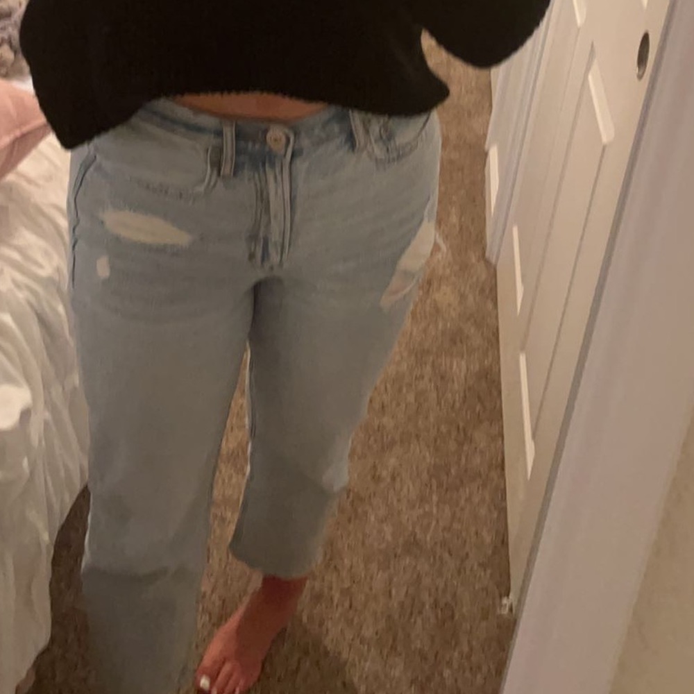 american eagle mom jean